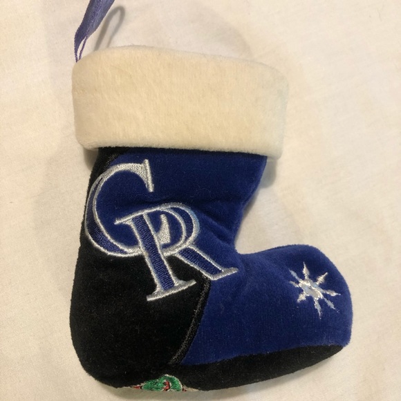 Team Beans Colorado Rockies Stocking Ornament - Picture 2 of 5
